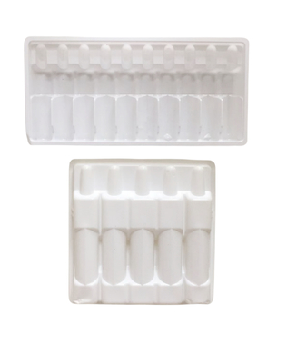Plateau d' ampoule en PET pour injection d' eau médicamenteuse 1 ml ~ 10 ml