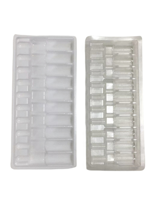 Plateau d' ampoule en PET pour injection d' eau médicamenteuse 1 ml ~ 10 ml