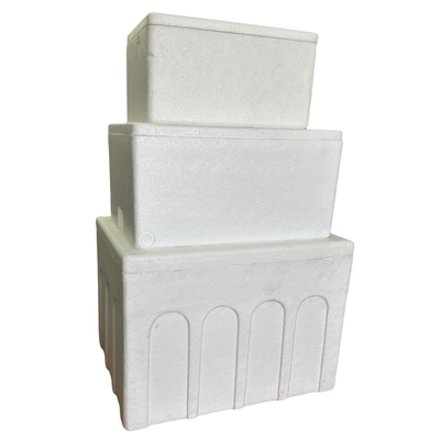Caisse en mousse pour le transport par chaîne froide, boîte d'isolation personnalisée, boîte d'emballage de marchandises fragiles