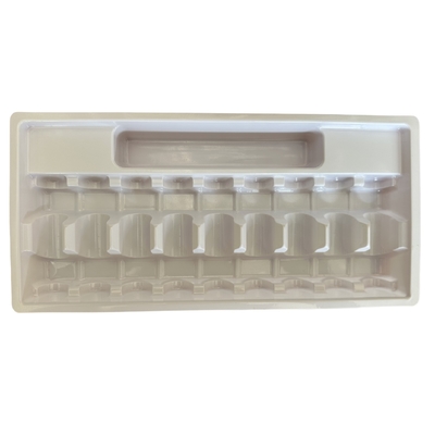 PET10ml emballage boîte en plastique plateau ampoule personnalisé produits de sécurité clés plateau ampoule personnalisé