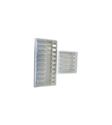 Disque à ampoules personnalisé 10 ml emballage boîte en plastique clavier produits Disque à ampoules personnalisé