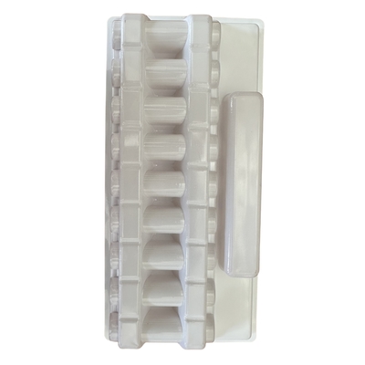 Disque à ampoules personnalisé 10 ml emballage boîte en plastique clavier produits Disque à ampoules personnalisé