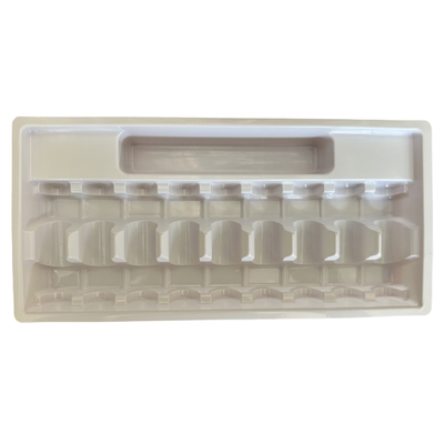 Disque à ampoules personnalisé 10 ml emballage boîte en plastique clavier produits Disque à ampoules personnalisé