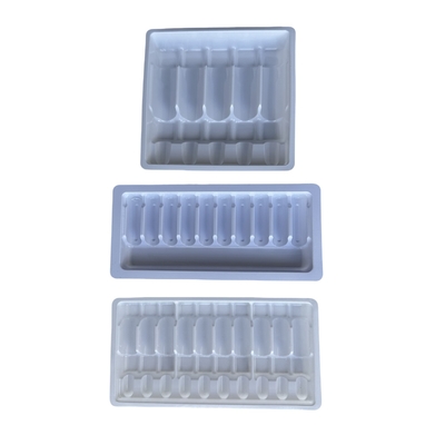 Disque à ampoules personnalisé 10 ml emballage boîte en plastique clavier produits Disque à ampoules personnalisé