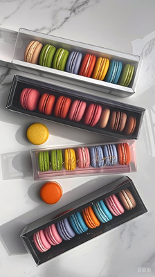 Emballage de macarons en plastique personnalisable La façon parfaite de présenter votre produit
