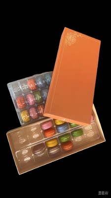 Coffret en plastique de qualité alimentaire à fermeture rapide pour un stockage pratique et sécurisé des macarons