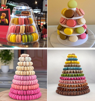 Taille L'emballage doit correspondre à la taille des macarons et laisser suffisamment d'espace pour les placer sans les écraser