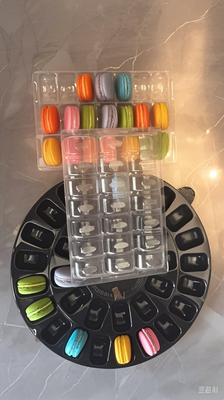 Personnalisez vos commandes à emporter avec des emballages de macarons en plastique personnalisés