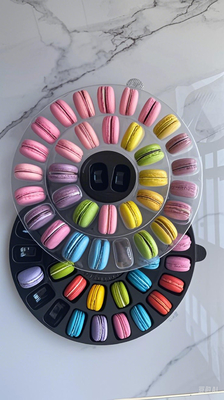 Fournitures Macarons 6 emballage plateaux de macarons boîtes de papier de macarons plateaux en plastique boîtes cadeau de macarons cartons de macarons