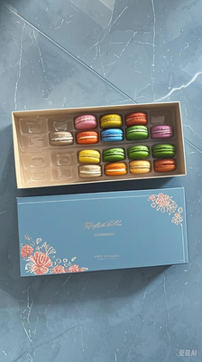 Fourniture Macaroons 24 emballage plateaux Macaroons boîtes de papier Macaroons plateaux en plastique Macaroons boîtes cadeaux Macaroons cartons