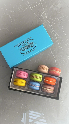 Fournitures Macarons 6 emballage plateaux de macarons boîtes de papier de macarons plateaux en plastique boîtes cadeau de macarons cartons de macarons