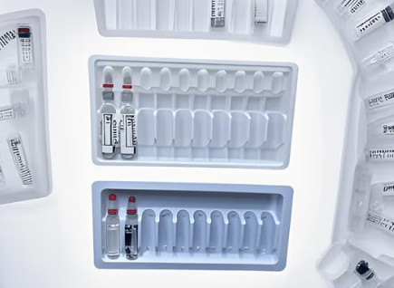Plateau d' ampoule 1 ml10 pièces emballées avec emballage d' ampoule 2 ml emballage d' ampoule 5 ml emballage d' ampoule 10 ml emballage d' ampoule