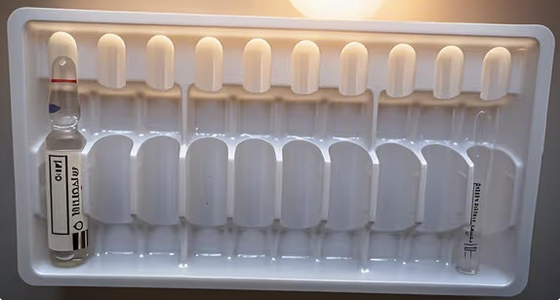 Plateau pour flacons en PET écologique Pour les flacons d'injection d'eau de 1 ml à 10 ml