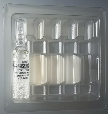 Boîte d'emballage de médicaments PET pour plateau d'ampoules de 1 ml avec différentes dimensions