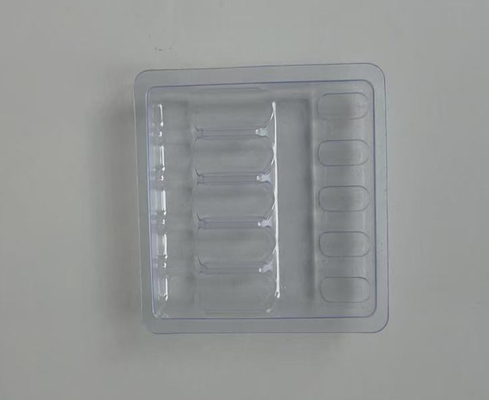 Porteur de boîte en PVC en PET injection d' eau Tonetto ampoule injection de poudre liquide par voie orale emballage en ampoule emballage médicament plateau en plastique
