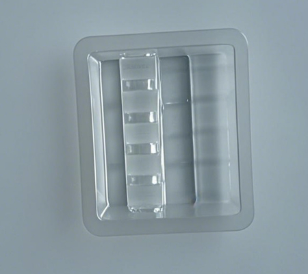 Porteur de boîte en PVC en PET injection d' eau Tonetto ampoule injection de poudre liquide par voie orale emballage en ampoule emballage médicament plateau en plastique