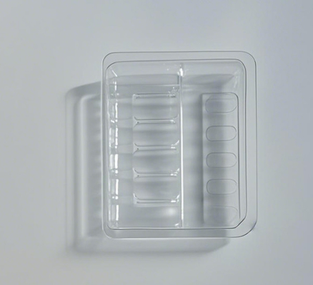 Boîte d'emballage de médicaments PET pour plateau d'ampoules de 1 ml avec différentes dimensions