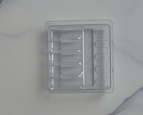 Support intérieur de liquide oral Liquide oral en plastique emballage en ampoules blanches 10ml*10 boîtes d'emballage intérieur fabricants en gros