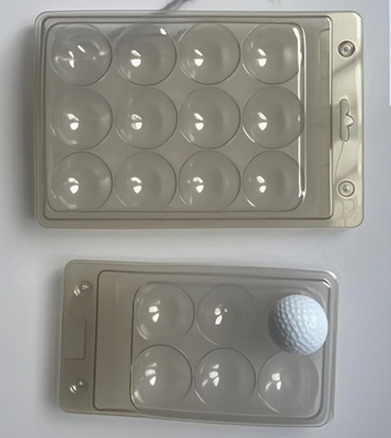 12 Balles de golf Emballage transparent Boîte en plastique Emballage de balles de golf Emballage