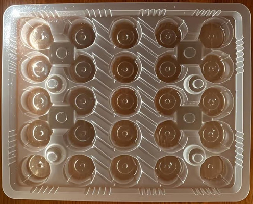 PP plateau d'emballage de dessert au chocolat étanche à l'eau non toxique