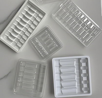 Emballage en ampoule en plastique transparent sur mesure en PVC PET PETG ESD