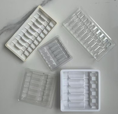 Fabricant plateau de bouteille d' ampoule sur mesure, emballage médical ampoule jetable 5ml emballage 5ml emballage ampoule 5ml emballage médicament 5ml emballage bouteille en verre 5ml