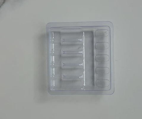 Ampoule en plastique transparent ampoule 1 ml, 2 ml, 3 ml, 5 ml, 10 ml ampoule en plastique plateau de flacon peut être personnalisé