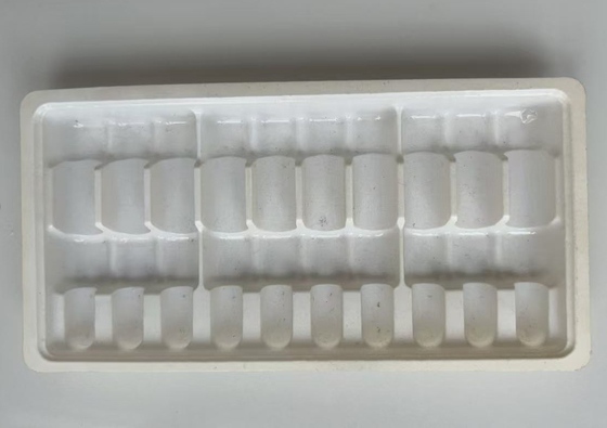 Support intérieur de liquide oral Liquide oral en plastique emballage en ampoules blanches 10ml*10 boîtes d'emballage intérieur fabricants en gros