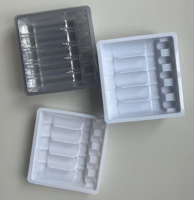 Fabricant plateau de bouteille d' ampoule sur mesure, emballage médical ampoule jetable 5ml emballage 5ml emballage ampoule 5ml emballage médicament 5ml emballage bouteille en verre 5ml