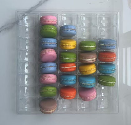 Emballage de coffret cadeau macarons, emballage de boîte en papier pour macarons, emballage plastique pour macarons