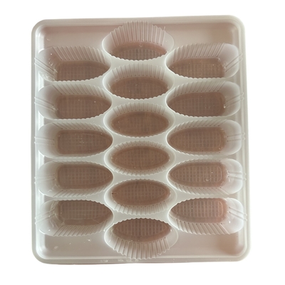Emballage de plateaux alimentaires en PP personnalisation Emballage de plateaux de macarons