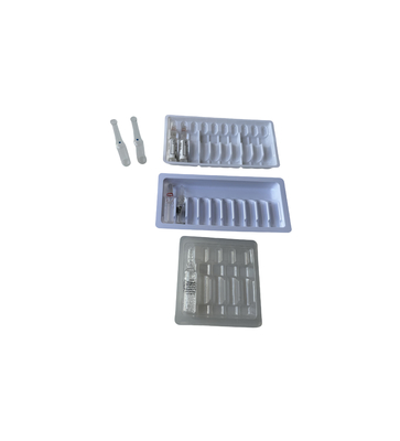 Récipient d'injection d'eau pour ampoules en PET à l'épreuve des chocs Non toxique 1 ml~10 ml