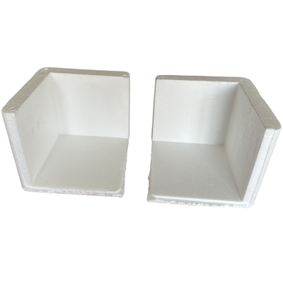 Protection personnalisée des pièces en angle droit Protection des coins en mousse EPS Meubles Plaque de verre Équipement électronique