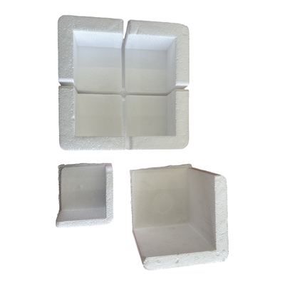 Protection des coins en mousse EPS plaque de verre personnalisée, équipement électronique, tables et chaises et autres pièces sous angle droit