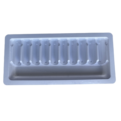 Plateau d'ampoule en polyéthylène téréphtalate PET personnalisé 1 ml 2 ml 5 ml 10 ml Plateau d'ampoule avec plusieurs spécifications à choisir