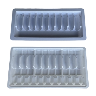 Plateau d'ampoule en polyéthylène téréphtalate PET 1 ml 2 ml 5 ml 10 ml Plateau d'ampoule Spécifications multiples Personnalisation