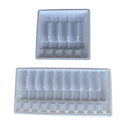 Plateau d'ampoule en polyéthylène téréphtalate PET 1 ml 2 ml 5 ml 10 ml Plateau d'ampoule Spécifications multiples Personnalisation