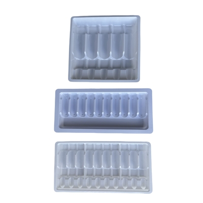 Plateau d'ampoule en polyéthylène téréphtalate PET 1 ml 2 ml 5 ml 10 ml Plateau d'ampoule Spécifications multiples Personnalisation
