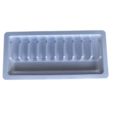 Personnalisation du plateau pour ampoules en PET en gros 1 ml 2 ml 5 ml 10 ml Personnalisation du plateau pour ampoules Spécifications multiples