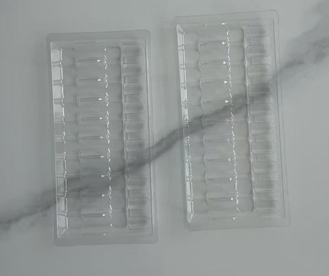 Blister liquide par voie orale support intérieur ampoule bouteille injectable plateau en plastique Blister support intérieur emballage
