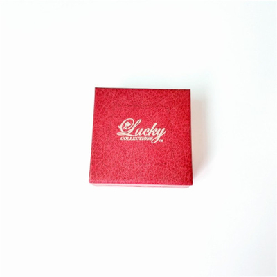 Boîte-cadeau de Logo Embossed Rigid Hexagon Paper empaquetant la coutume rouge de boîte-cadeau de bijoux