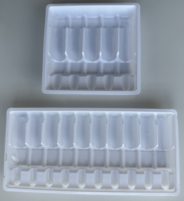 Tabouret d'ampoule en PET pharmaceutique personnalisé 1 ml 2 ml 5 ml 10 m Tabouret d'ampoule pour injection d'eau personnalisé Tabouret de formation sous vide en PET