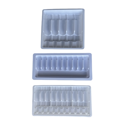 Tabouret d'ampoule en PET pharmaceutique personnalisé 1 ml 2 ml 5 ml 10 m Tabouret d'ampoule pour injection d'eau personnalisé Tabouret de formation sous vide en PET