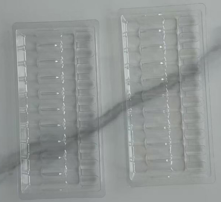 Support intérieur de liquide oral Liquide oral en plastique emballage en ampoules blanches 10ml*10 boîtes d'emballage intérieur fabricants en gros