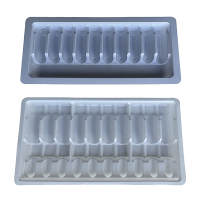Ampoules en plastique de haute qualité plateau 1ml 2ml 5ml 10ml plastique clair ampoules emballage flacons ampoules plateau boîte