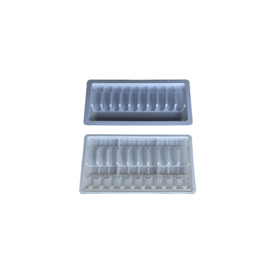 Emballage en plaquette pour injection d'eau 1 ml 2 ml 5 ml 10 ml plaquette pour ampoule en PET personnalisation