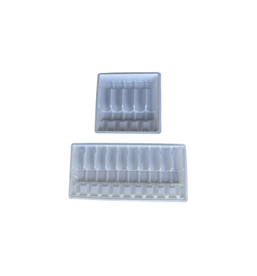 Emballage en plaquette pour l' eau d' injection de médicaments 1 ml 2 ml 5 ml 10 ml plaquette pour ampoule en PET personnalisation