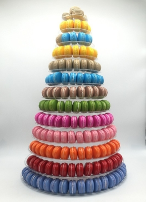 Nouveau design 10 étages Macaron Tour plateau jetable