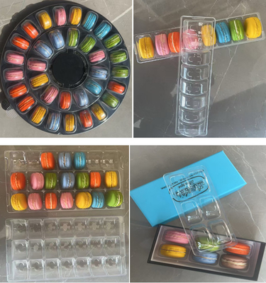 6 niveaux de couche Macaron Tower 10 niveaux Macaron Tower Stand avec fond acrylique