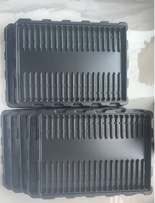 Fabrication sur mesure de plateaux anti-statiques, boîtes en plastique transparentes, emballage électronique, plateaux de rotation de modules de PCB.